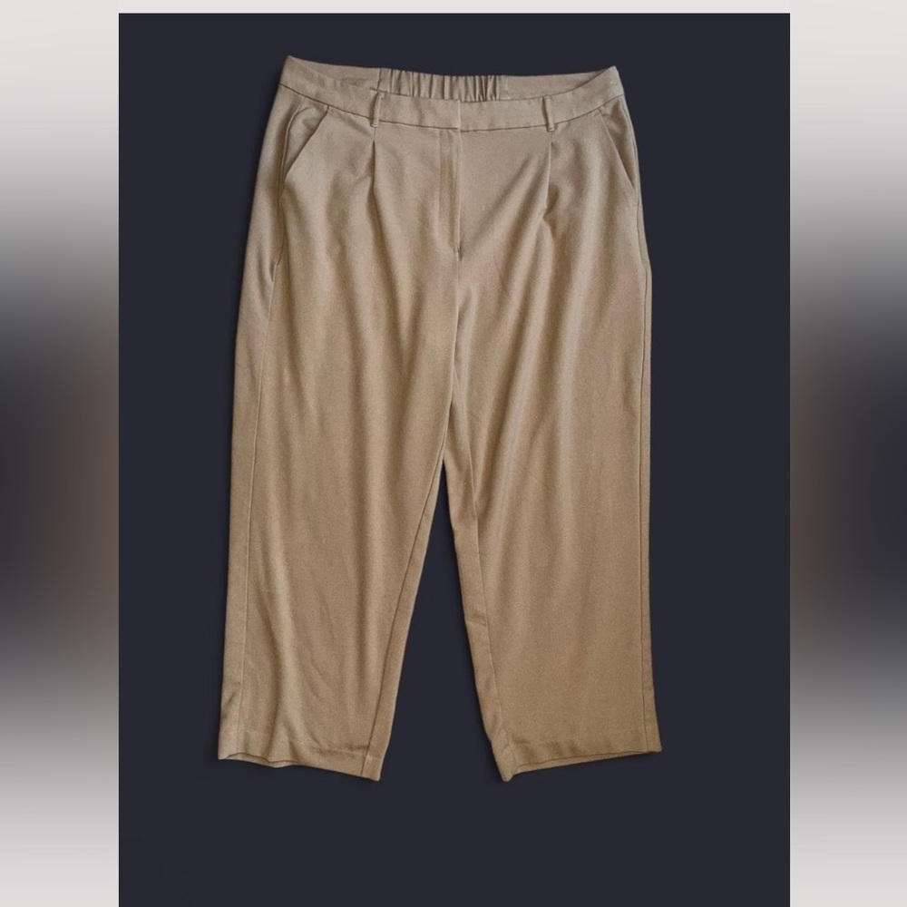 Old Navy Tan Taylor Wide Leg Trousers sz 2XL
